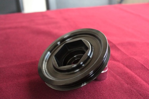 ホンダ　ビート　クランクプーリー　S45C　黒染め